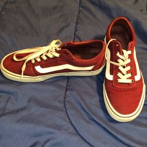 Burgundy Vans